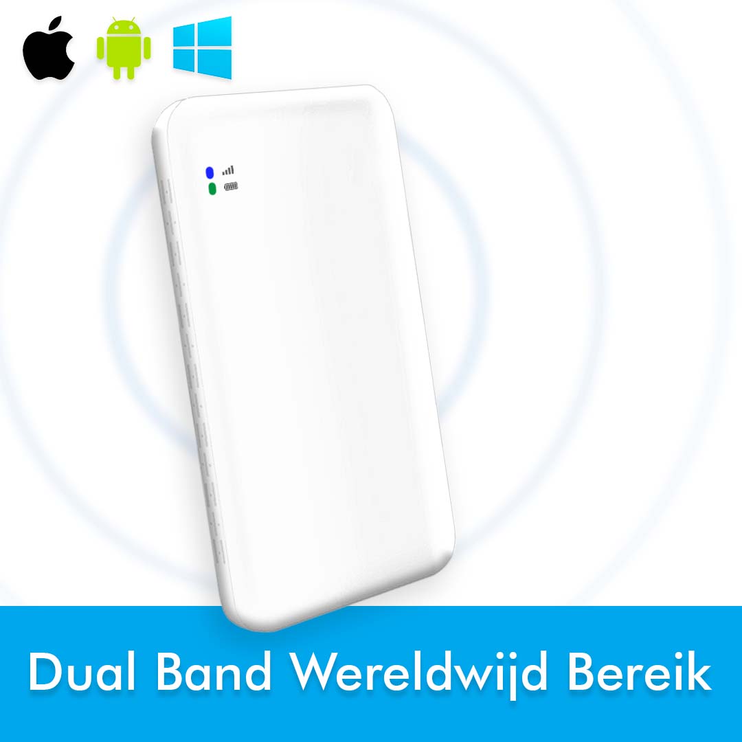 CS Dual Band Global Mifi Router - 2.4Ghz + 5Ghz - Wereldwijde Dekking - 10 apparaten