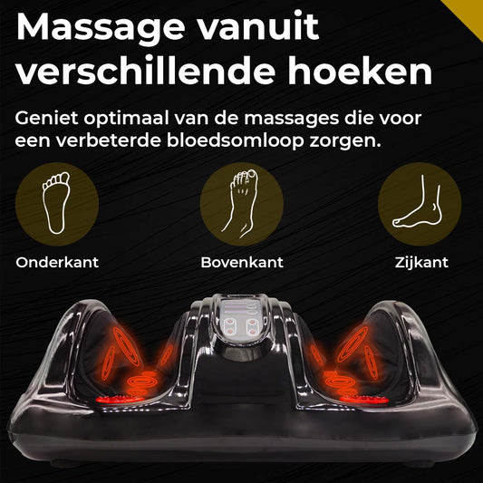 CS Bloedcirculatie Apparaat – Voetmassage Apparaat– Voetmassage Apparaat Bloedsomloop - Massage Apparaat – Stimuleert Bloedsomloop - Voeten – Kuiten – Armen – Warmtefunctie – Voetmassage