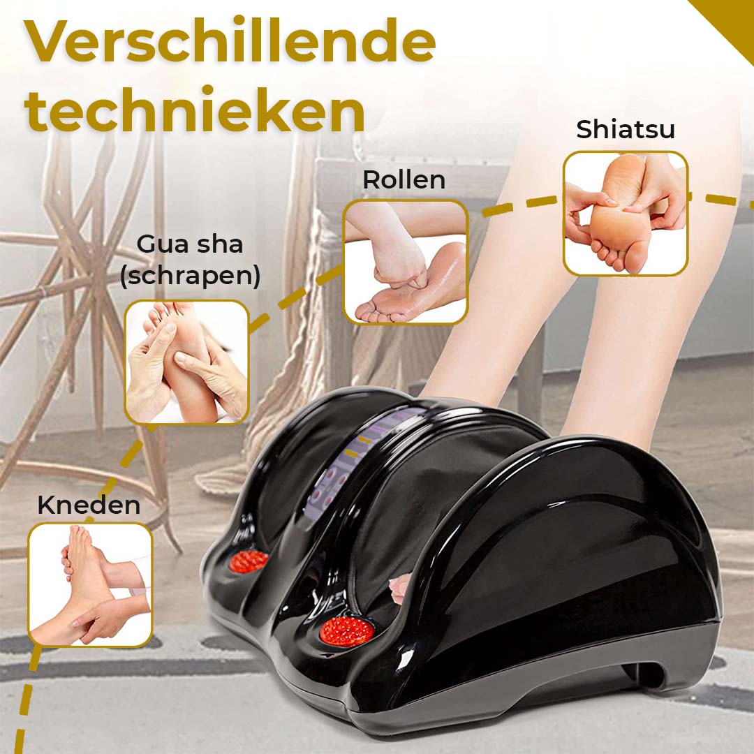 CS Bloedcirculatie Apparaat – Voetmassage Apparaat– Voetmassage Apparaat Bloedsomloop - Massage Apparaat – Stimuleert Bloedsomloop - Voeten – Kuiten – Armen – Warmtefunctie – Voetmassage