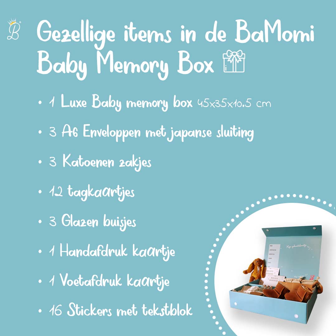 Baby Memory Box – Kraamcadeau jongens en meisjes